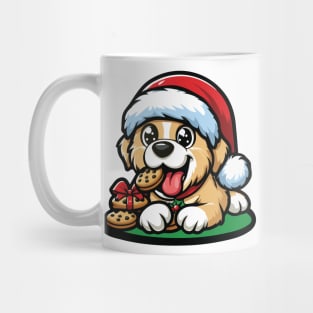 Puppy Christmas Cookies Mug